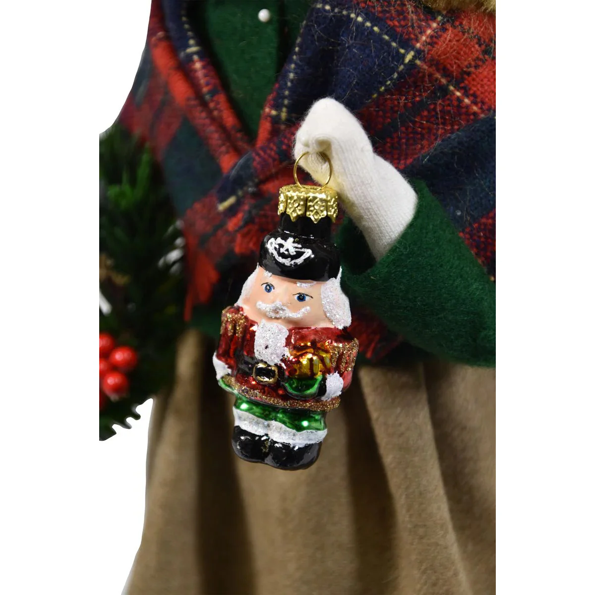 Ornament Family Woman Caroler Figurine, 13" - Image 3