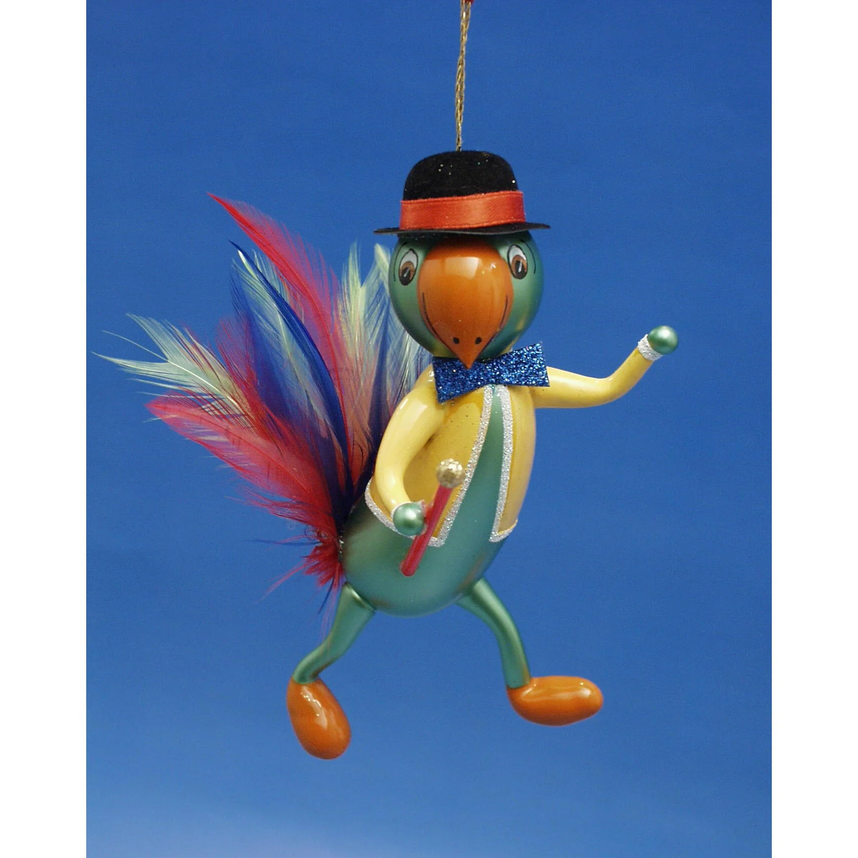 Parrot Glass Ornament