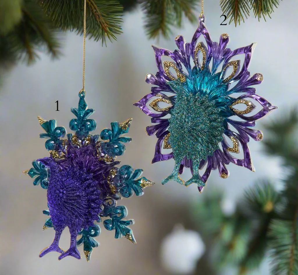 Peacock Ornaments (2 Styles – Sold individually) - Image 2