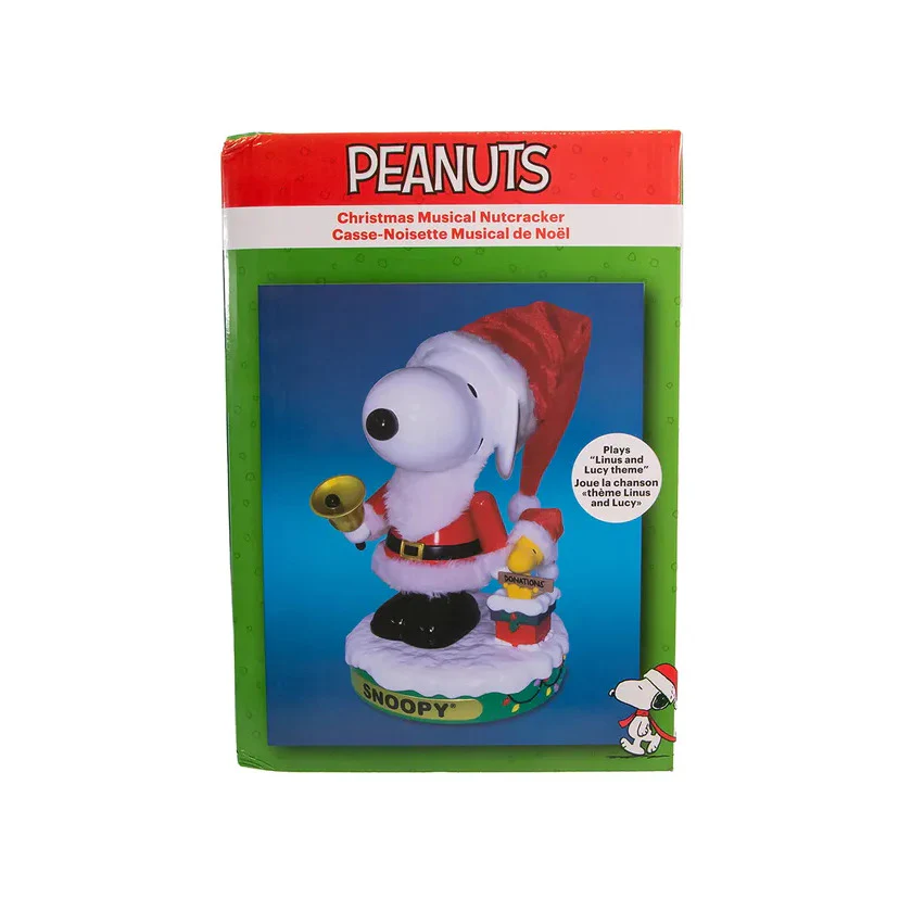 Peanuts© Battery Operated Snoopy Musical Nutcracker, 10" - Image 2