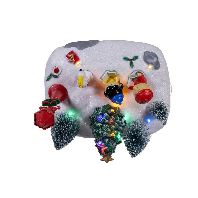 Peanuts© Lighted Animated Musical Caroling Choir Table Piece - Image 5