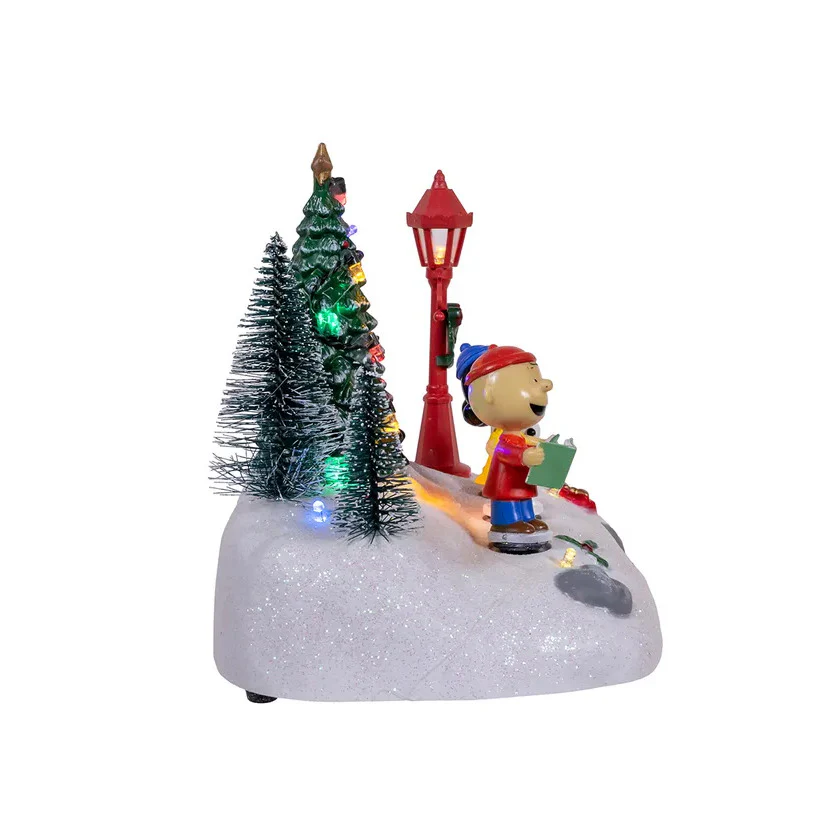 Peanuts© Lighted Animated Musical Caroling Choir Table Piece - Image 7