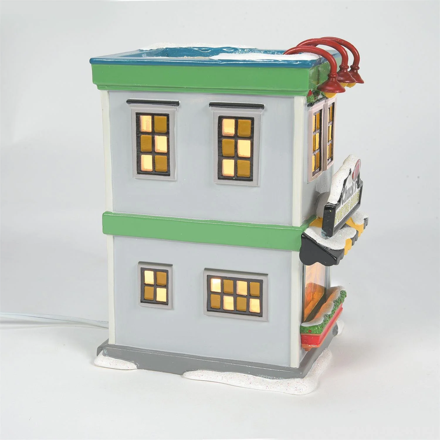 Peanuts Village - Chuck's Sporting Goods Figurine - Image 3