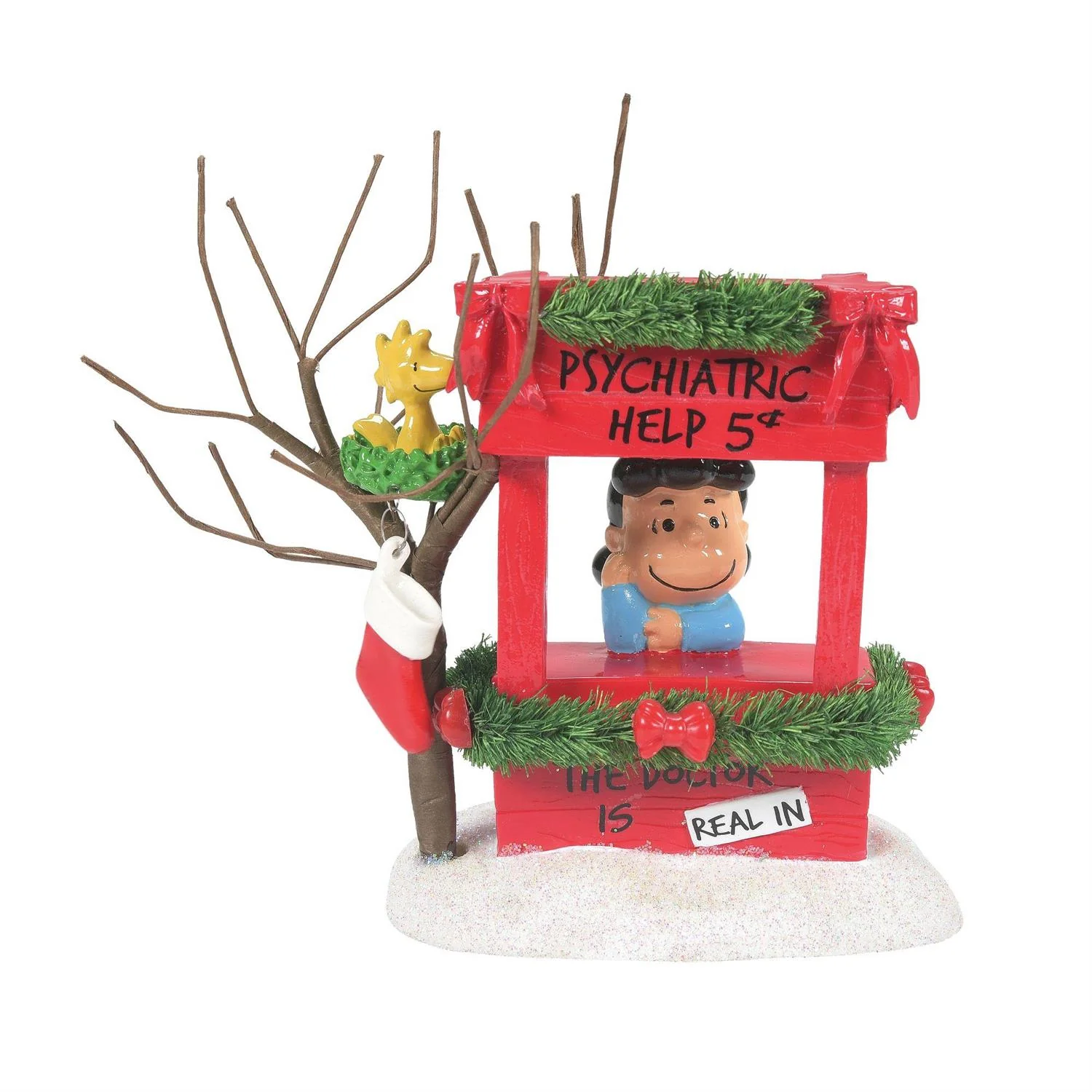 Peanuts Village - Lucy Is In Figurine