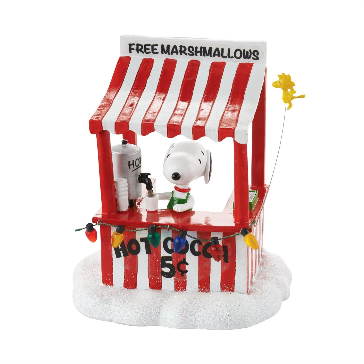 Peanuts Village - Snoopy's Cocoa Stand Figurine