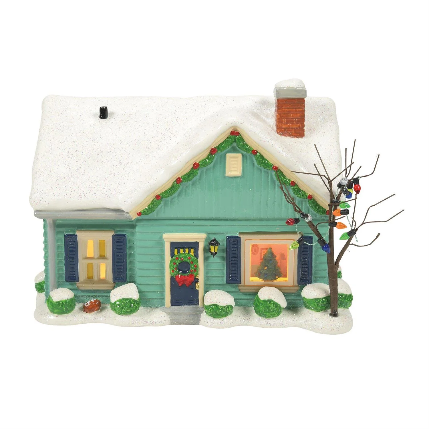 Peanuts Village - The Blue House On James Street Figurine