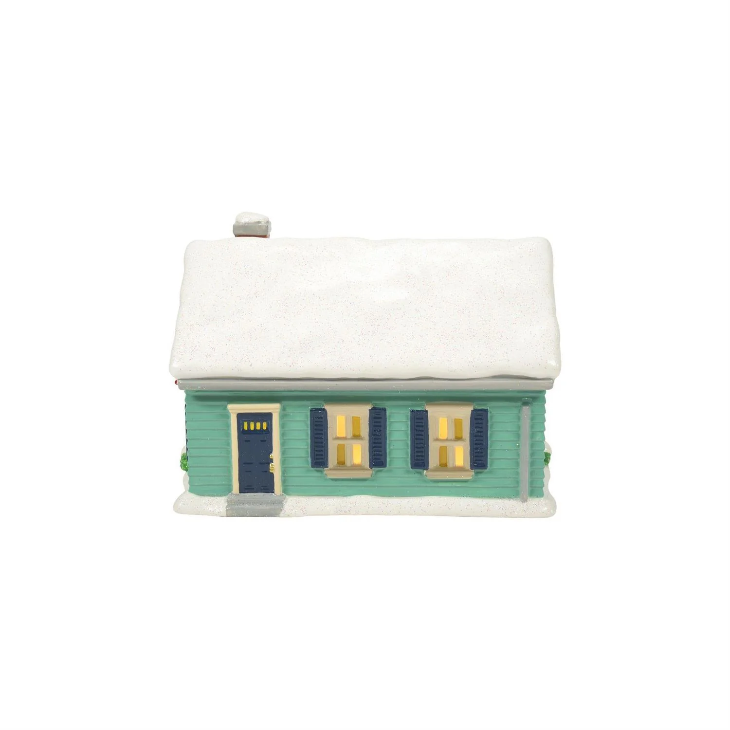 Peanuts Village - The Blue House On James Street Figurine - Image 2
