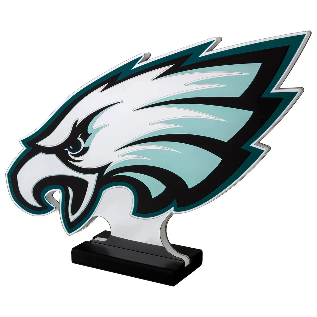 Philadelphia Eagles LED Infinity Logo Light, Acrylic, w/UL Plug, 10" - Image 3