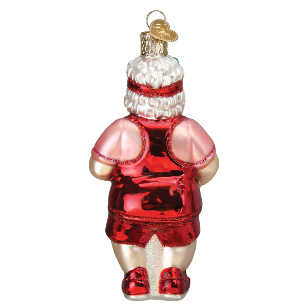 Pickleball Mrs. Claus Ornament - Image 3