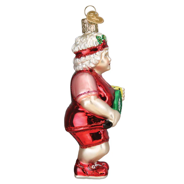 Pickleball Mrs. Claus Ornament - Image 4