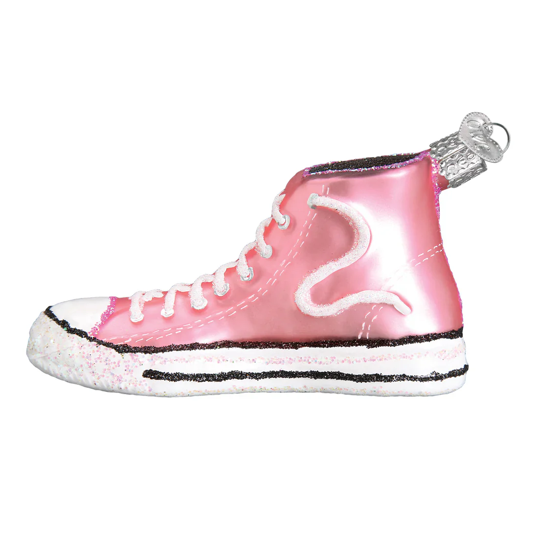 Pink High-Top Sneaker Ornament - Image 4