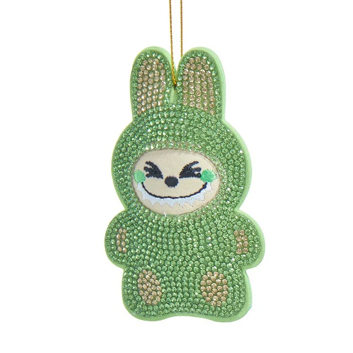 Pink, Purple, Blue & Green Bedazzled™ Monster Ornament, 4" (4 styles - sold individually) - Image 2