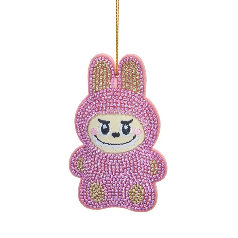 Pink, Purple, Blue & Green Bedazzled™ Monster Ornament, 4" (4 styles - sold individually) - Image 5