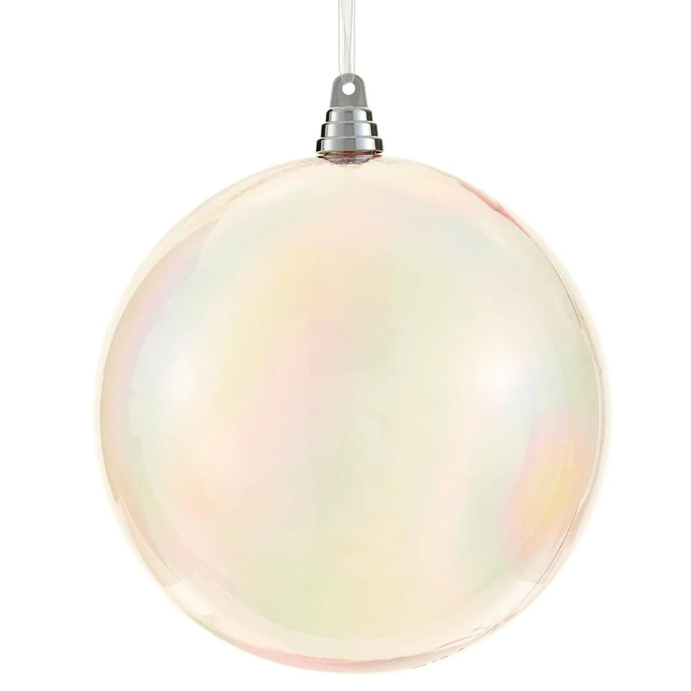 Plastic Ball Ornament, 8" (Pink)