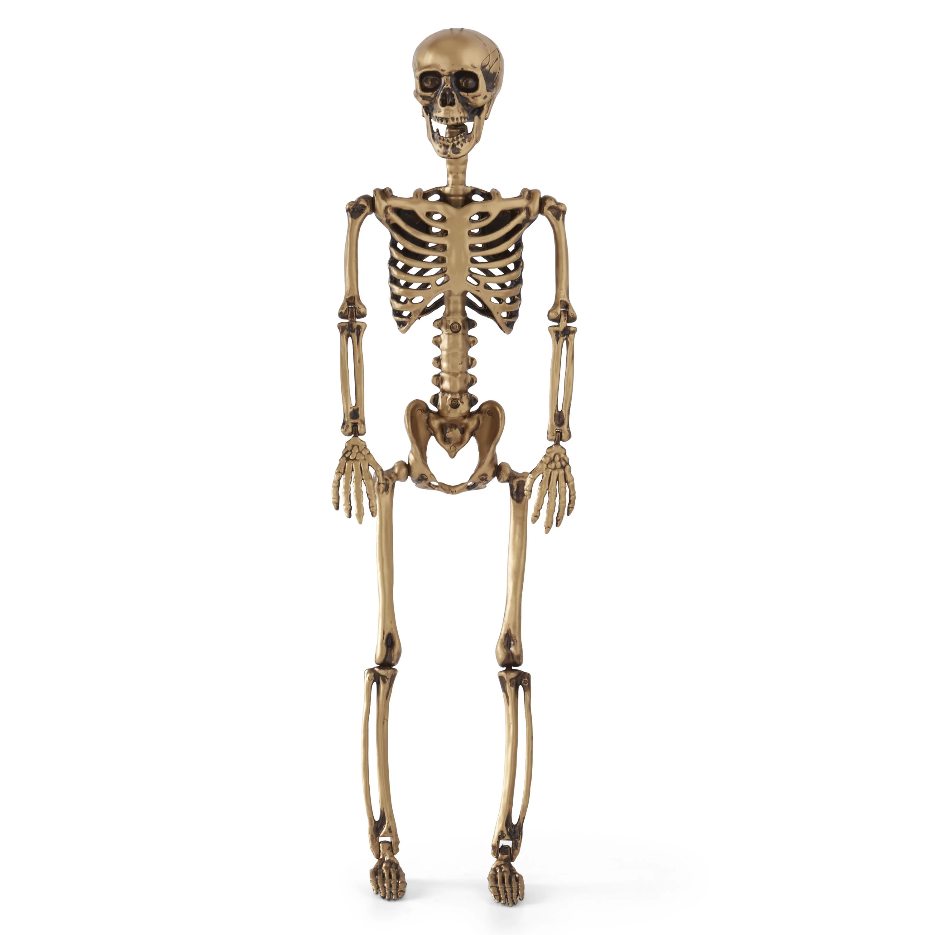 Posable Skeleton Figure, 36" (Gold)