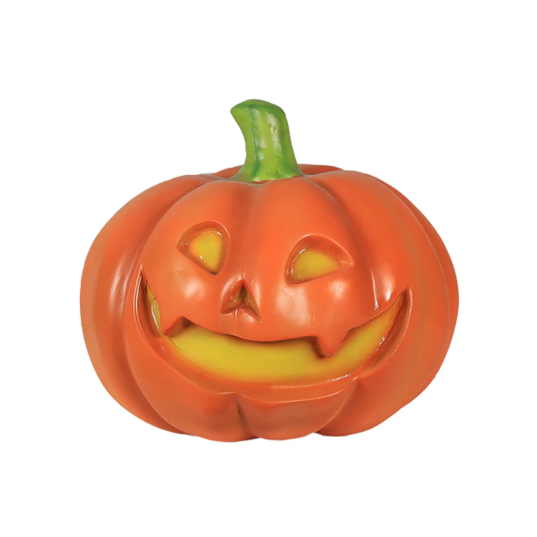 Large Fiberglass Pumpkin Figure, 16" - Image 4