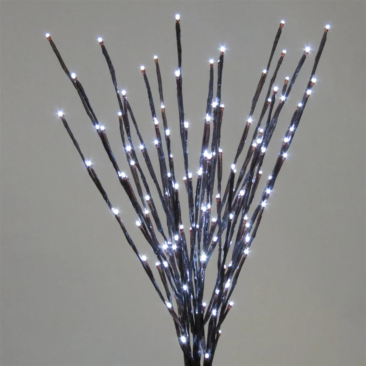 Pure White Light Burst, 140 Lights, 36" (Brown Tape)