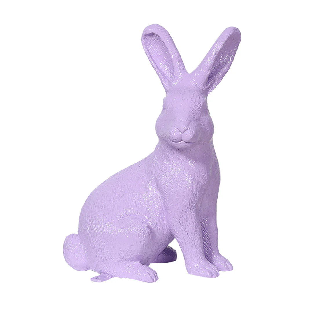 Largge Fiberglass Rabbit Figure, 20"
