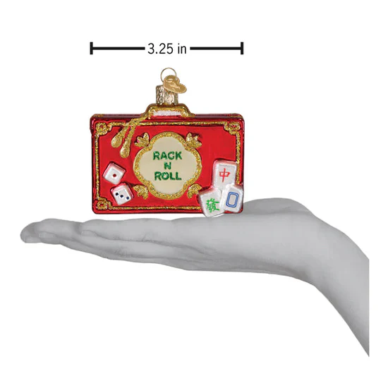 Rack N Roll Mahjong Ornament, 3.25" - Image 5