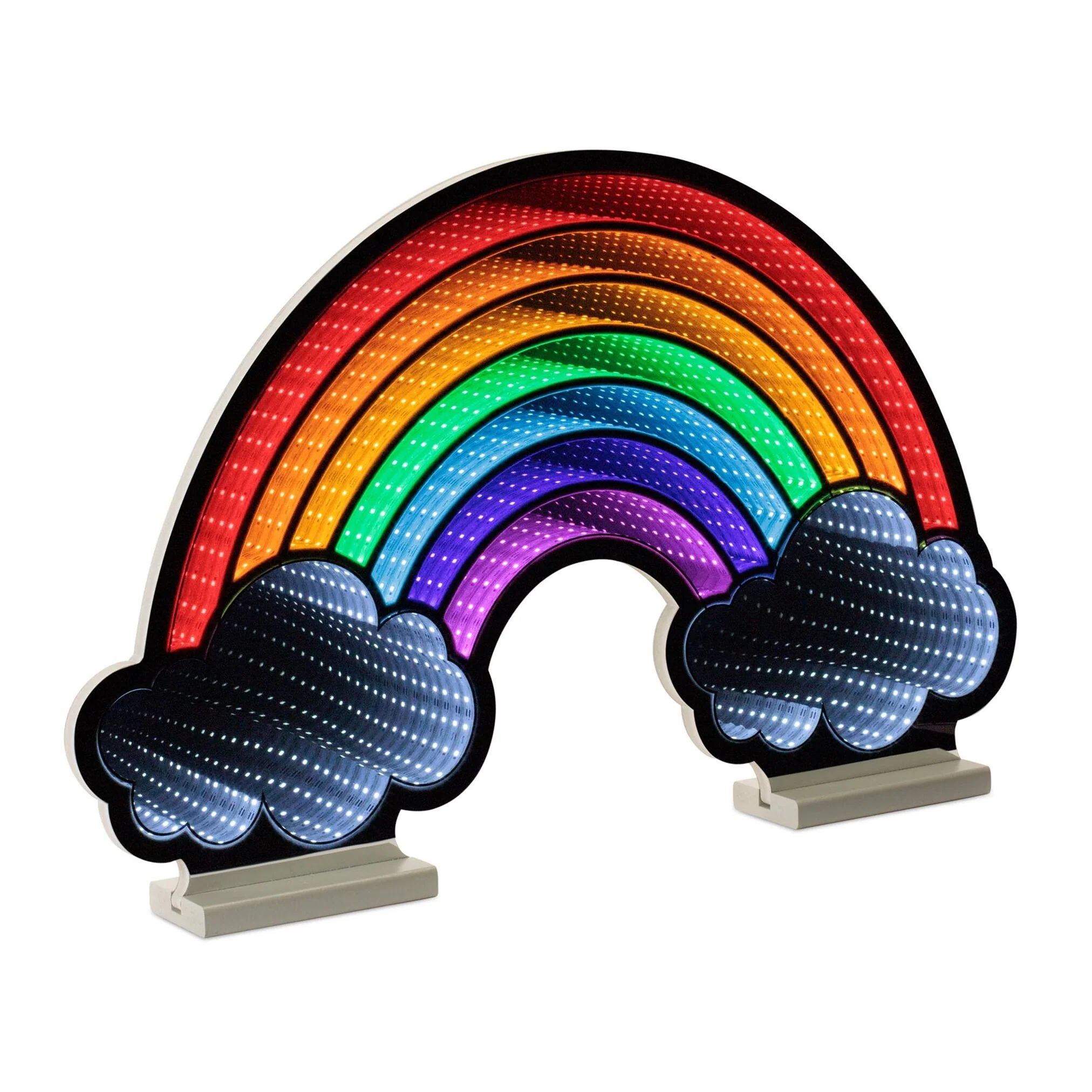 Rainbow Infinity Light, Acrylic, W/ UL Plug, 24" x 15"