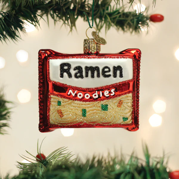 Ramen Noodles Ornament, 2.5"