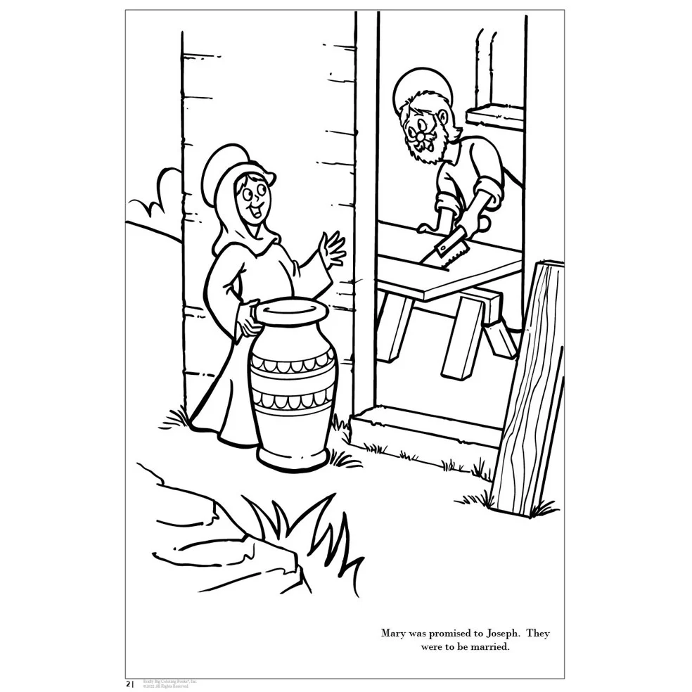 Real Story of Christmas Coloring Book - Image 2