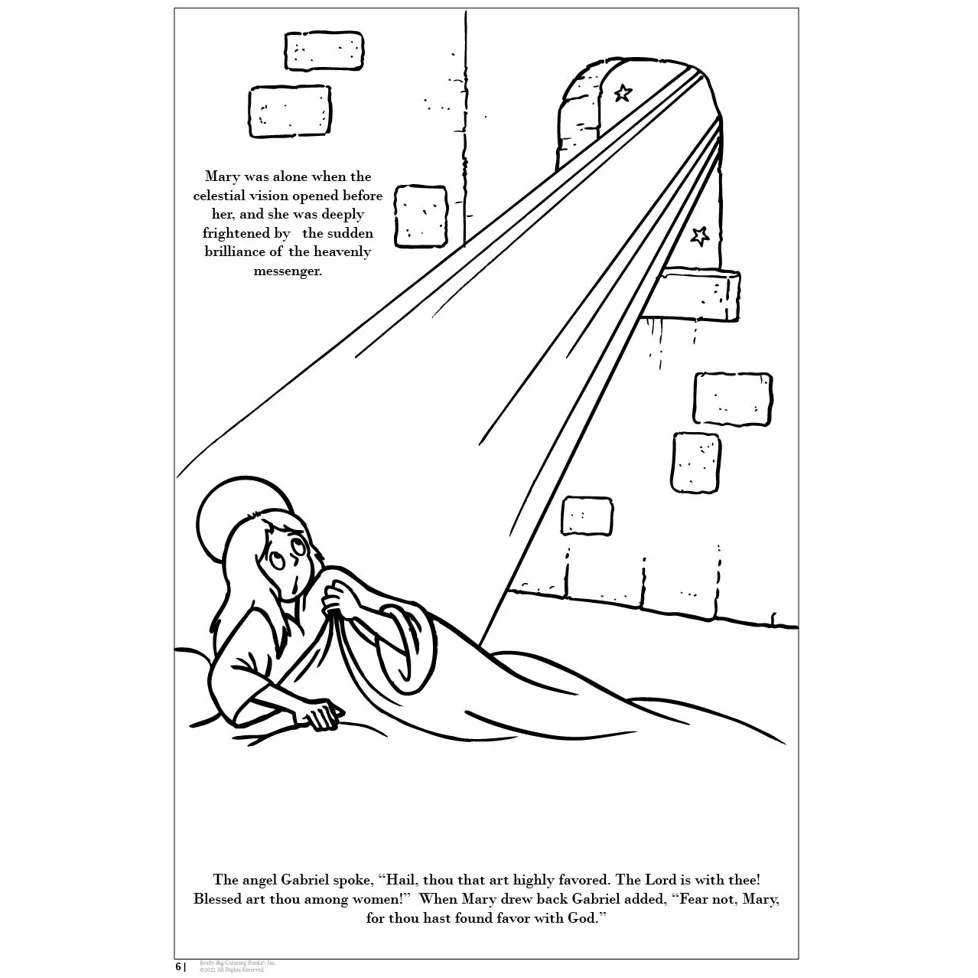 Real Story of Christmas Coloring Book - Image 3