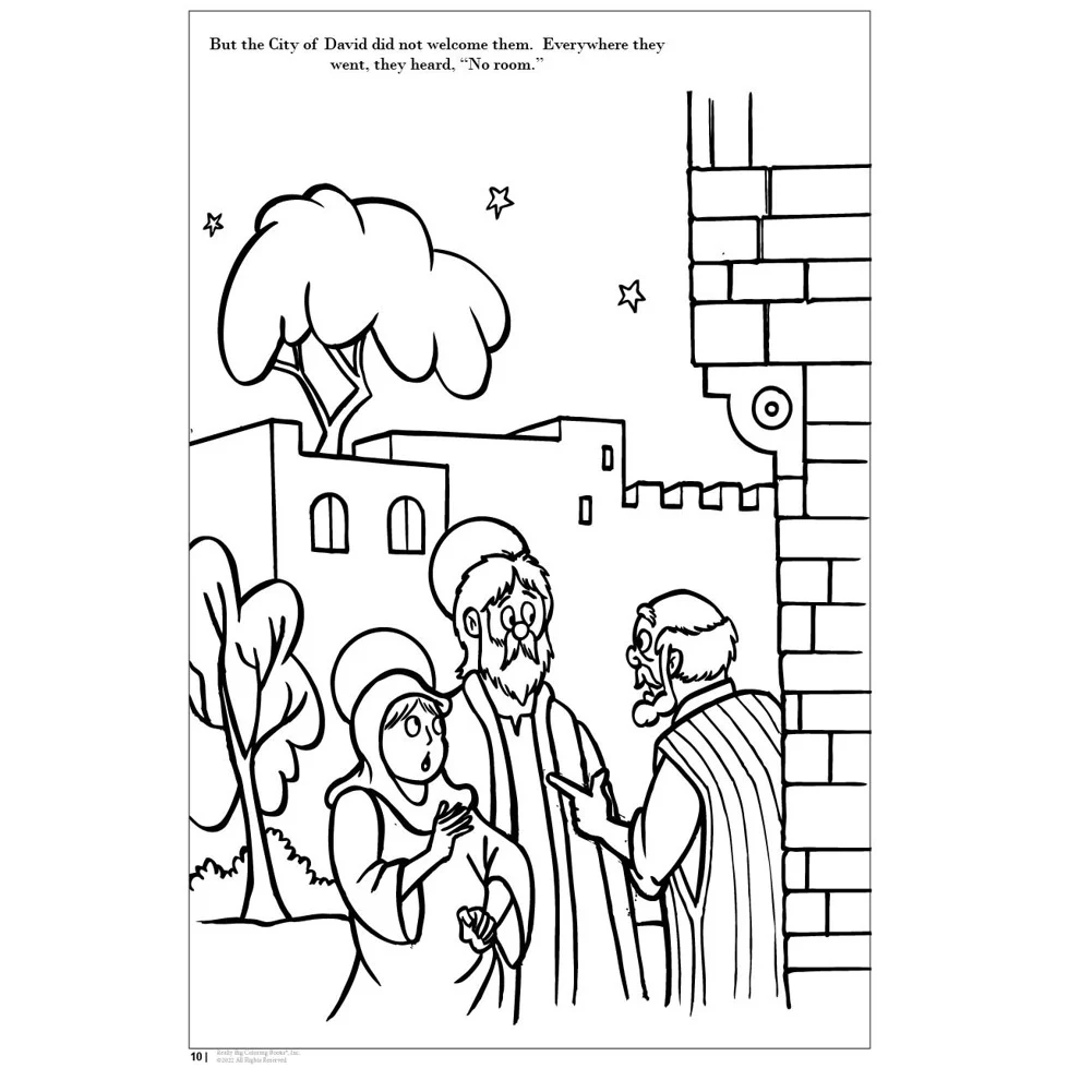 Real Story of Christmas Coloring Book - Image 4
