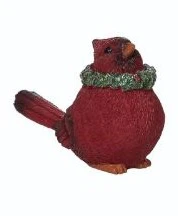 Resin Cardinal & Wreath Figurine (3 Styles - sold individually) - Image 3