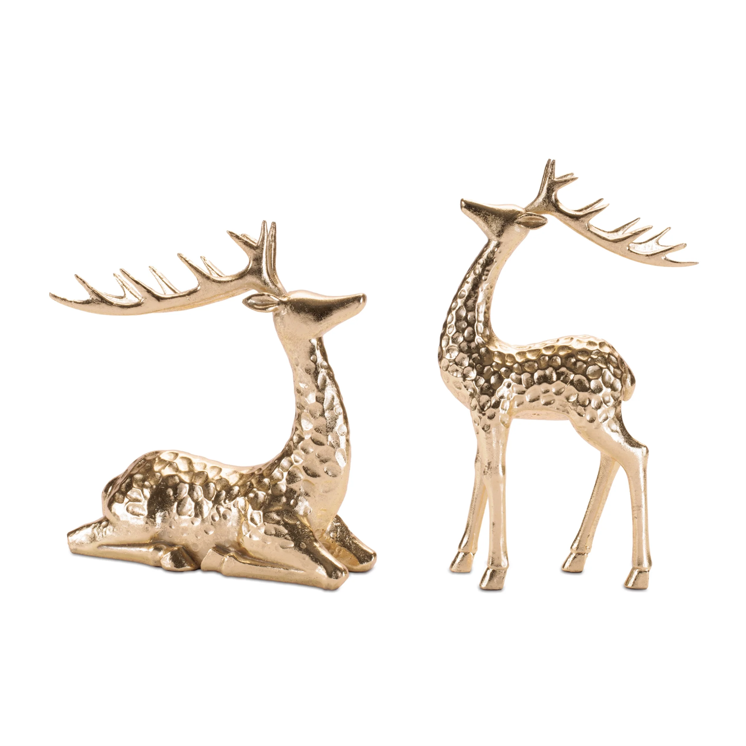 Resin Deer Figurine, 7.5" - 11.5" (2 styles - sold individually)