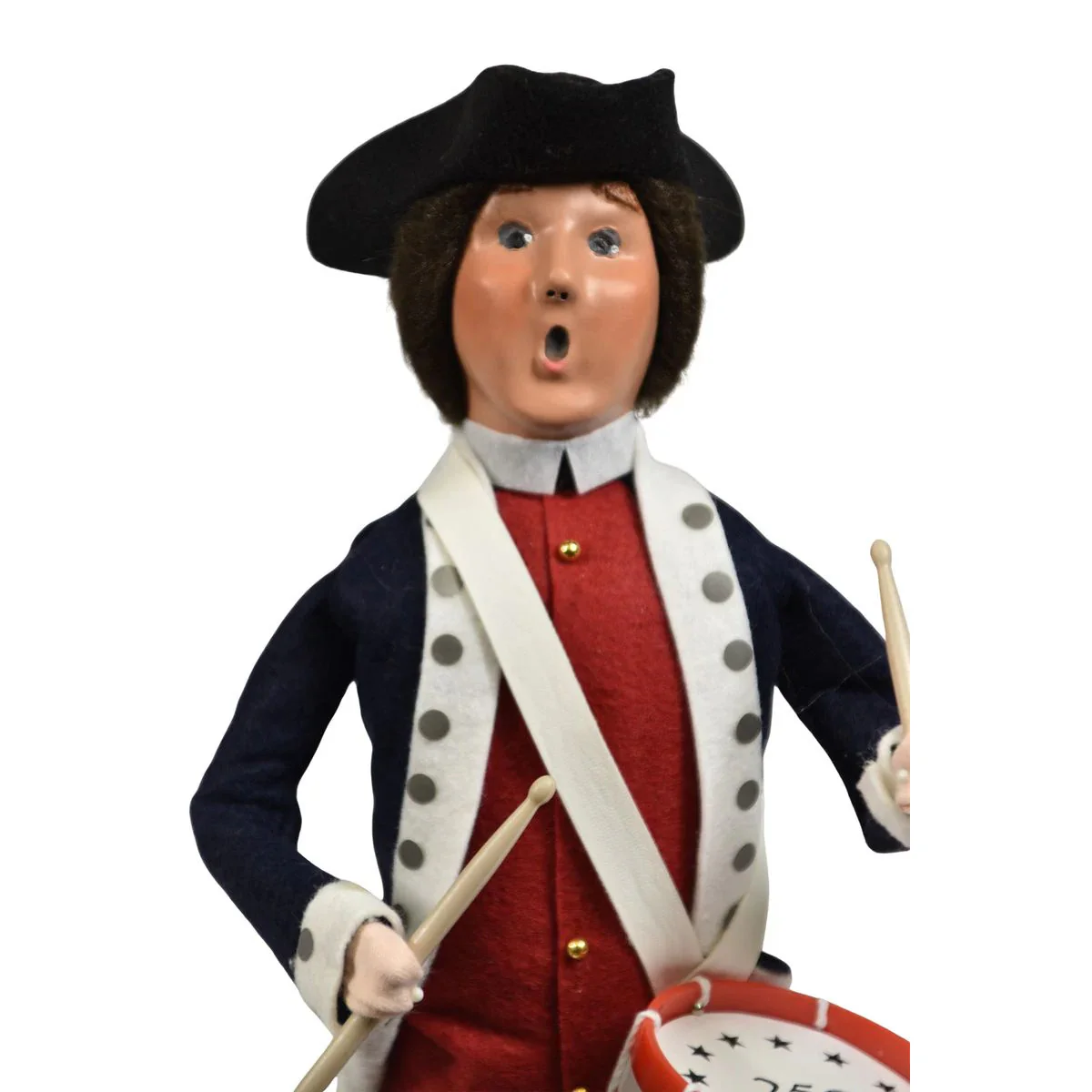 Revolutionary Drummer 1776 Caroler Figurine, 13" - Image 3