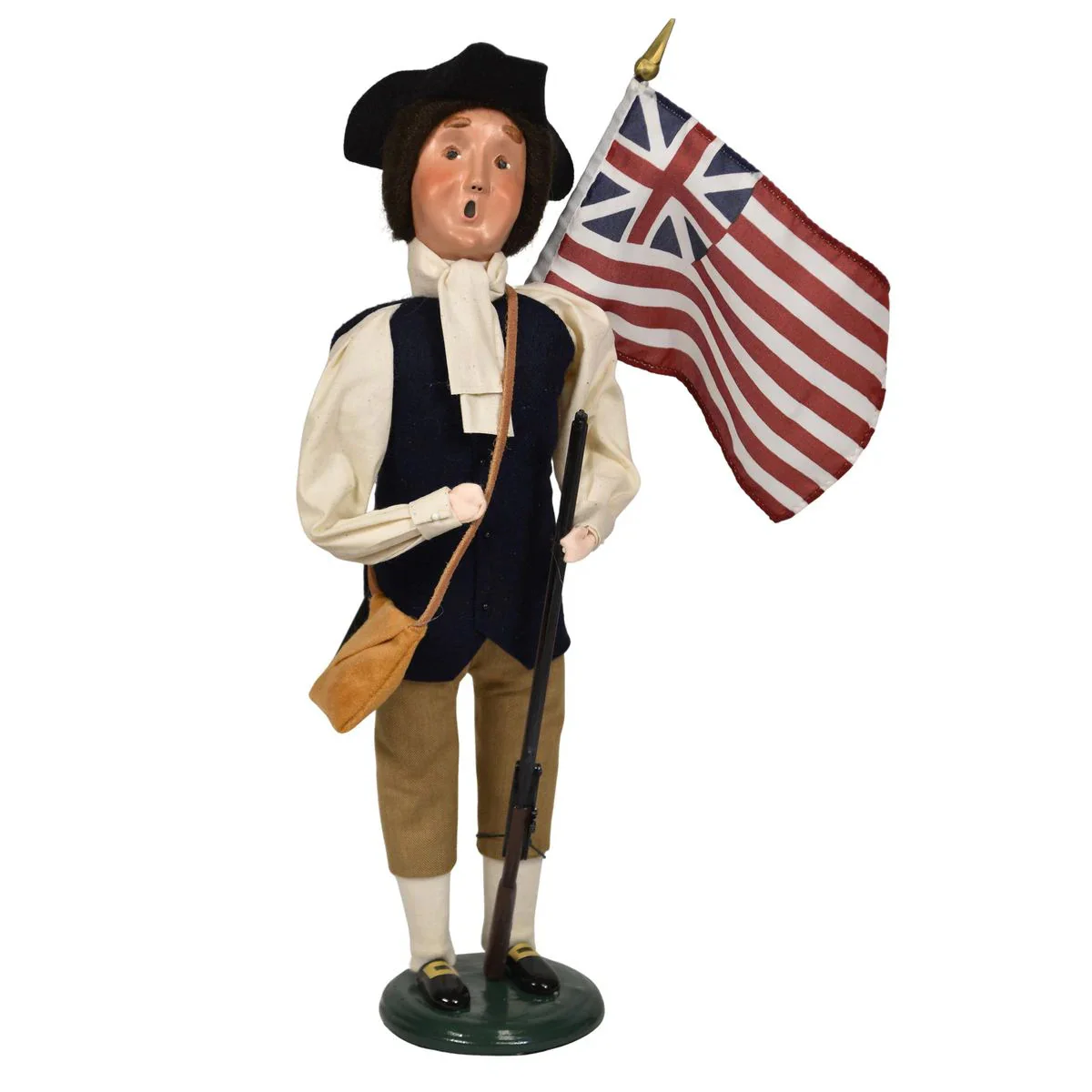 Revolutionary Patriot 1776 Caroler Figurine, 13"