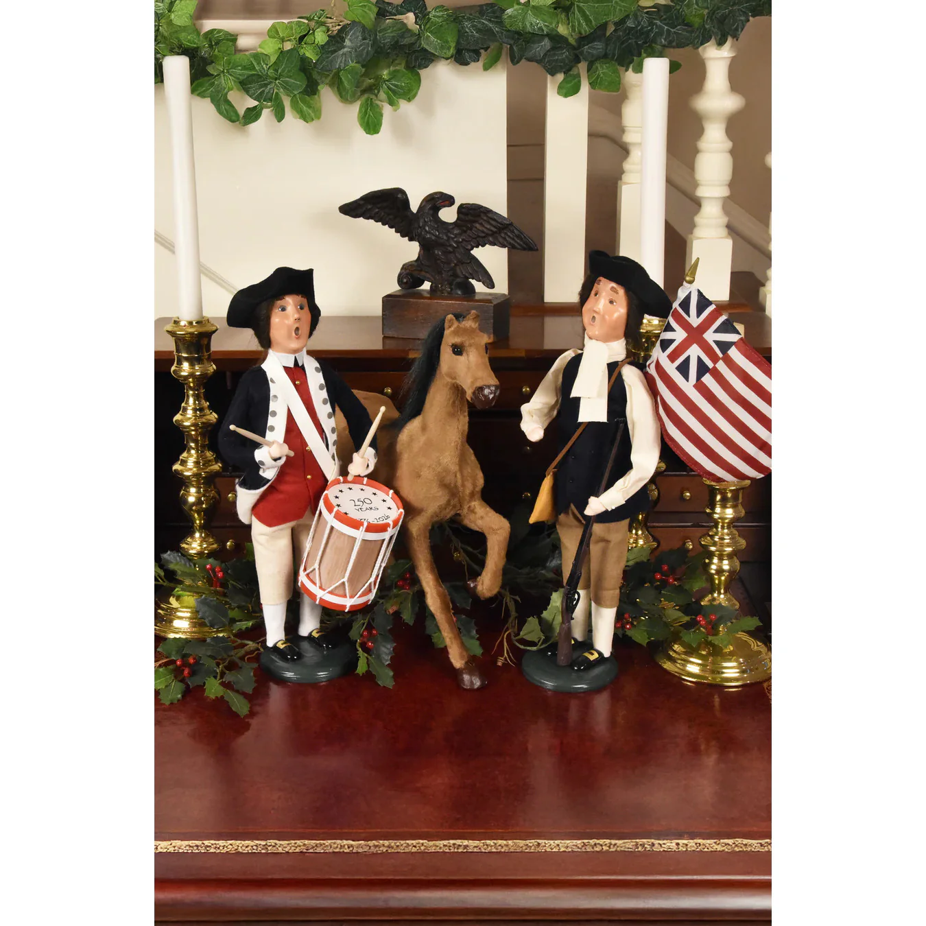 Revolutionary Patriot 1776 Caroler Figurine, 13" - Image 7