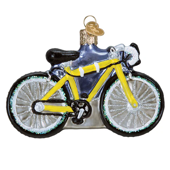 Road Bike Ornament, 3.75" - Image 4