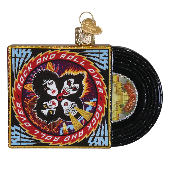 Rock And Roll Over Album Ornament, 3" - Image 2