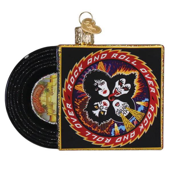 Rock And Roll Over Album Ornament, 3" - Image 3