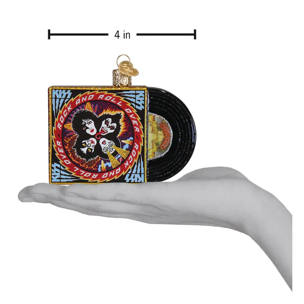 Rock And Roll Over Album Ornament, 3" - Image 5