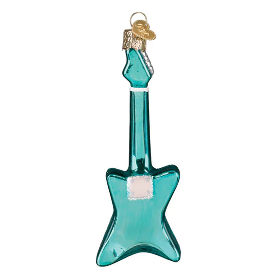Rockin' Electric Guitar Ornament, 5" - Image 4