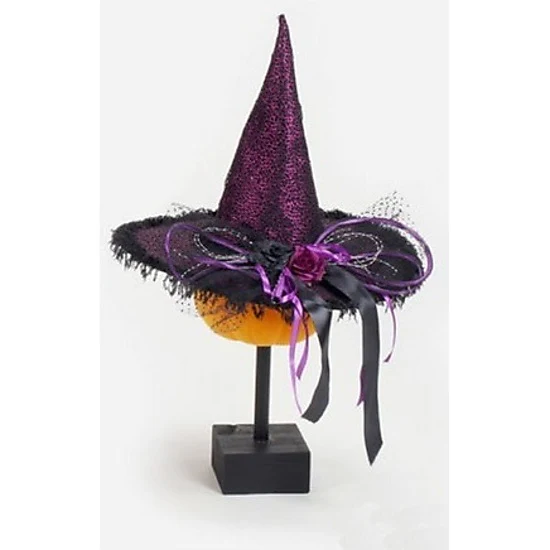 Rose Witch Hat, 16" (3 styles - sold individually) - Image 4