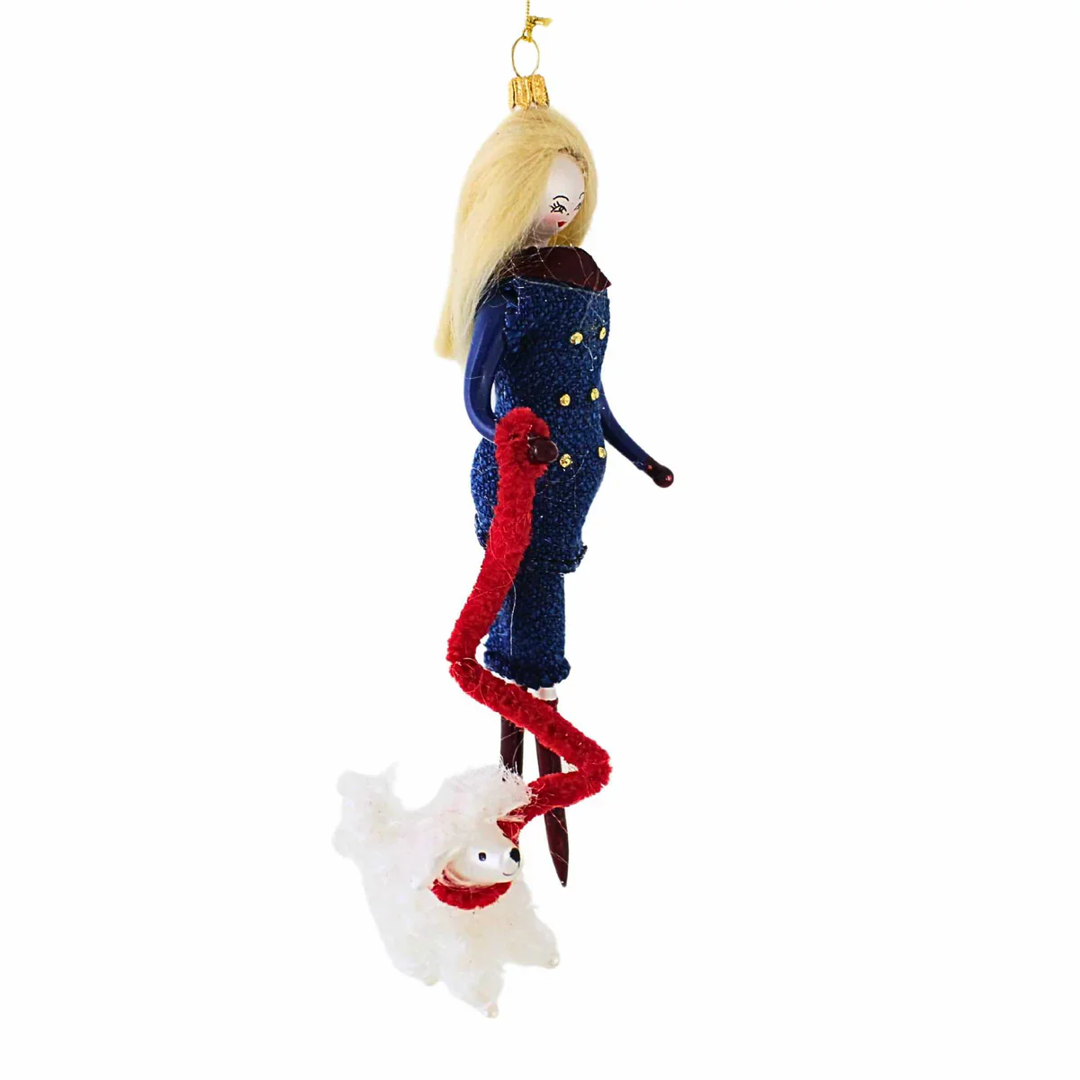 Roxette & Dior At The Plaza Glass Ornament, 7" - Image 3