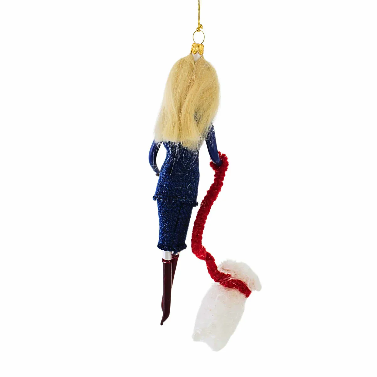 Roxette & Dior At The Plaza Glass Ornament, 7" - Image 4