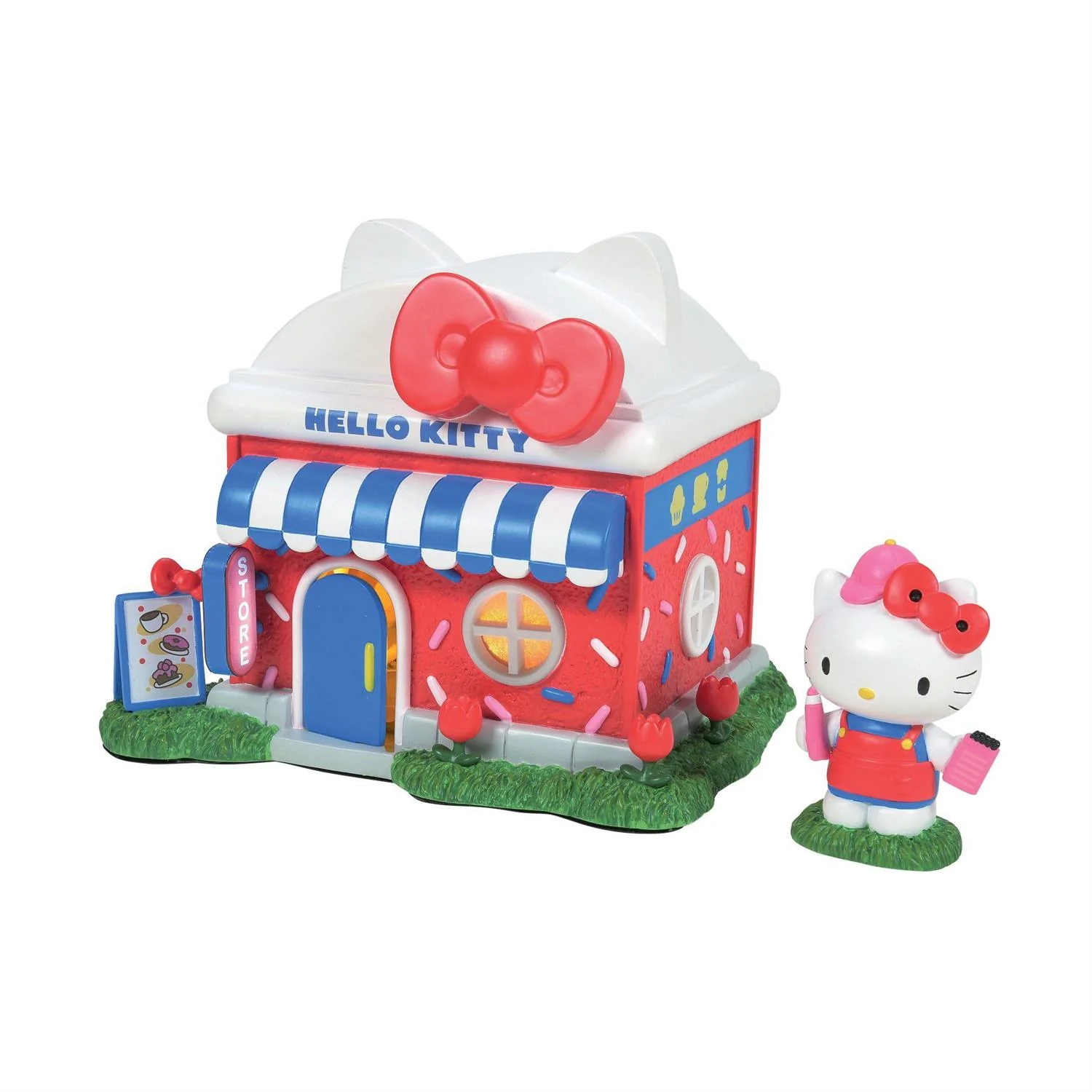 Sanrio Village - Hello Kitty's Store (Set of 2) Figurine
