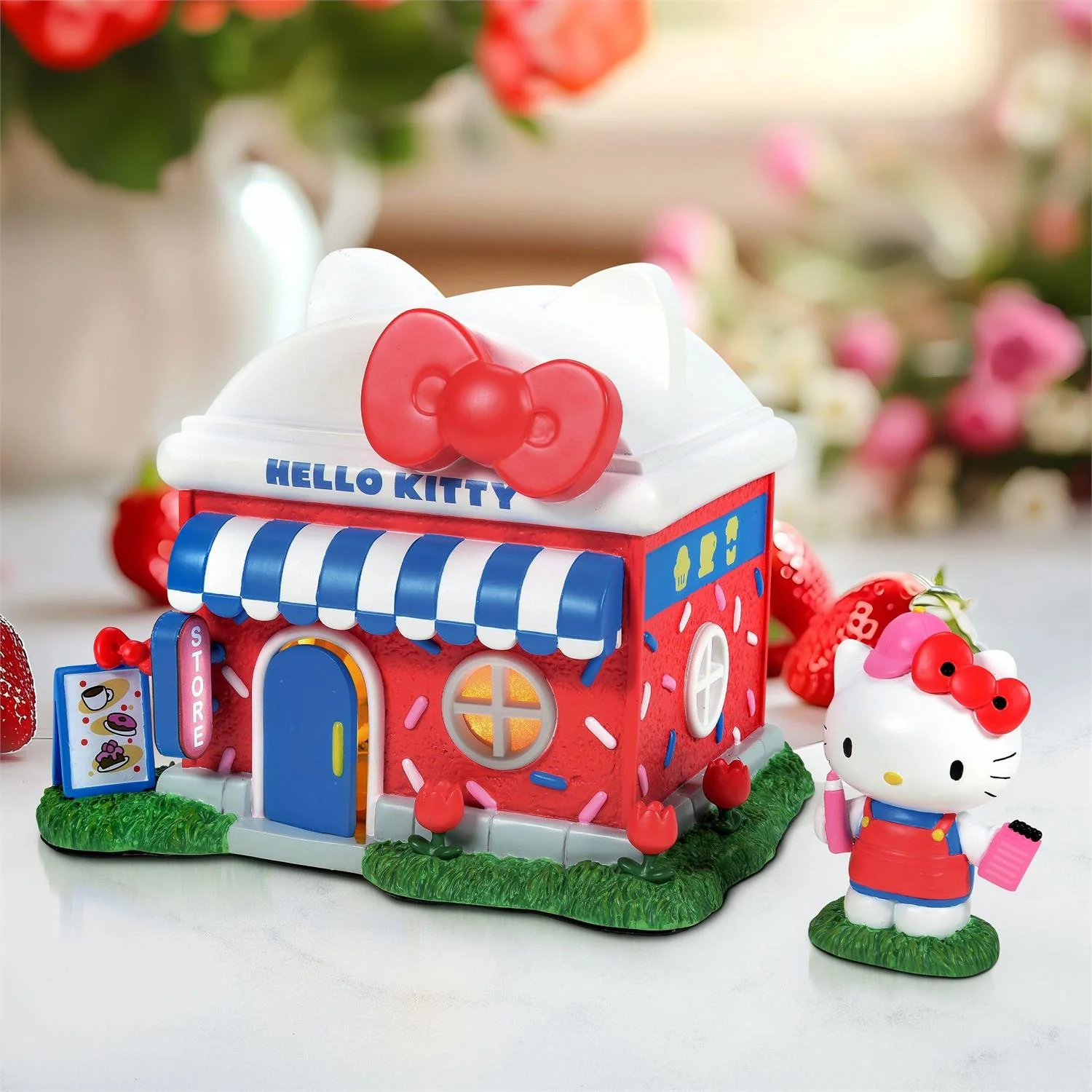 Sanrio Village - Hello Kitty's Store (Set of 2) Figurine - Image 3