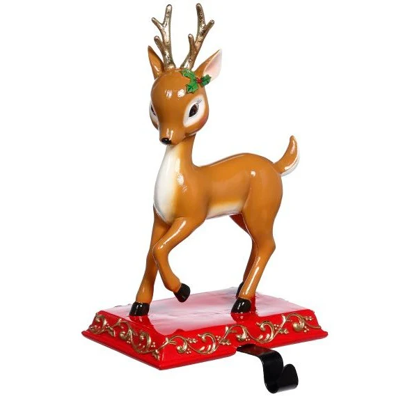 Santa and Deer Stocking Holder, 10-11" (2 Styles - Sold individually) - Image 3