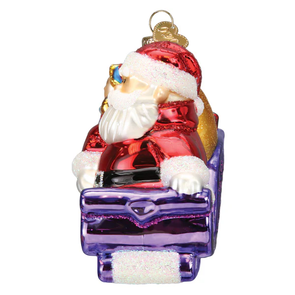 Santa & Friends Glass Ornament - Image 3