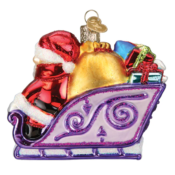 Santa & Friends Glass Ornament - Image 4