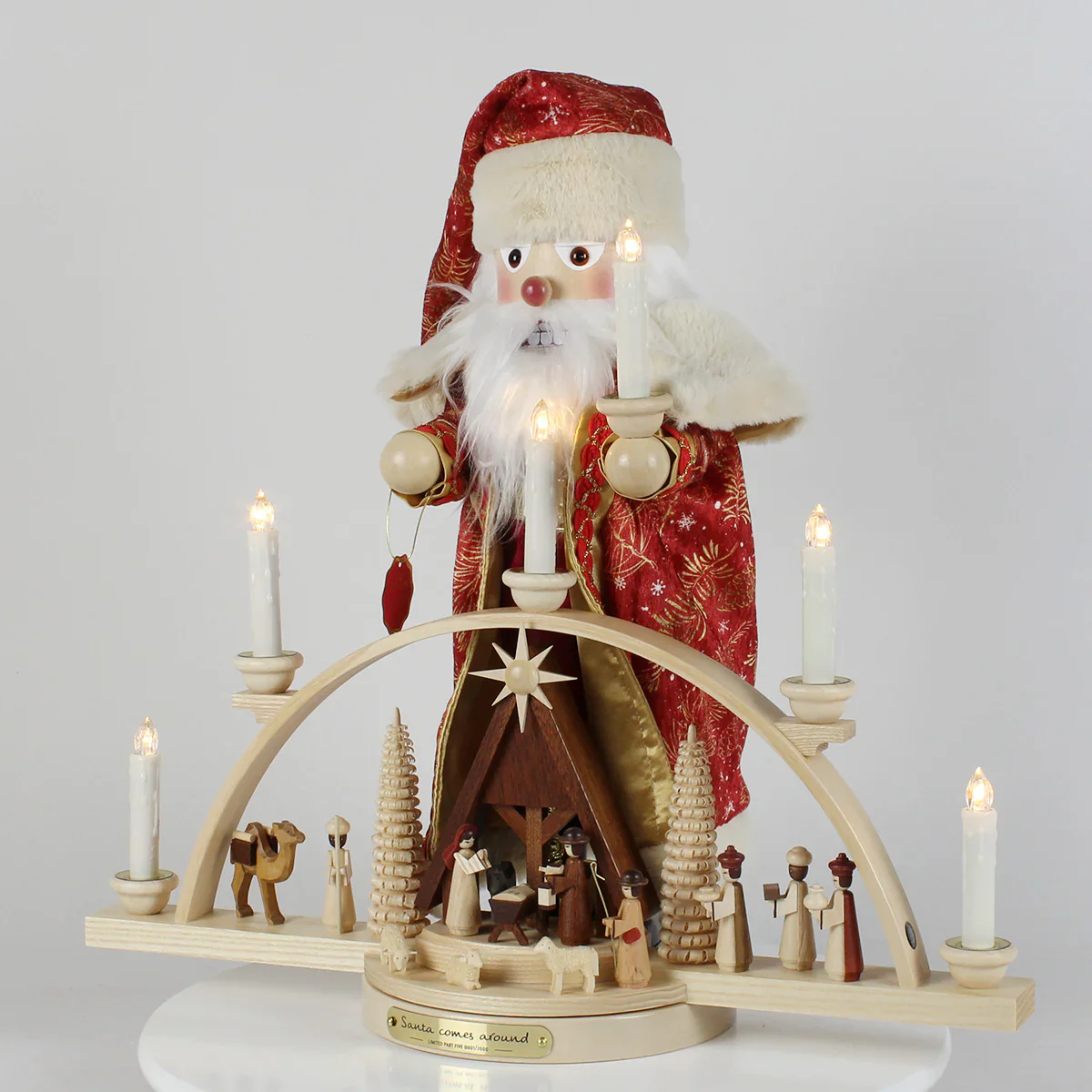 Santa Comes Around – Part 5 A Visit to the Ore Mountains at Mueller Figurine, 18" - Image 6