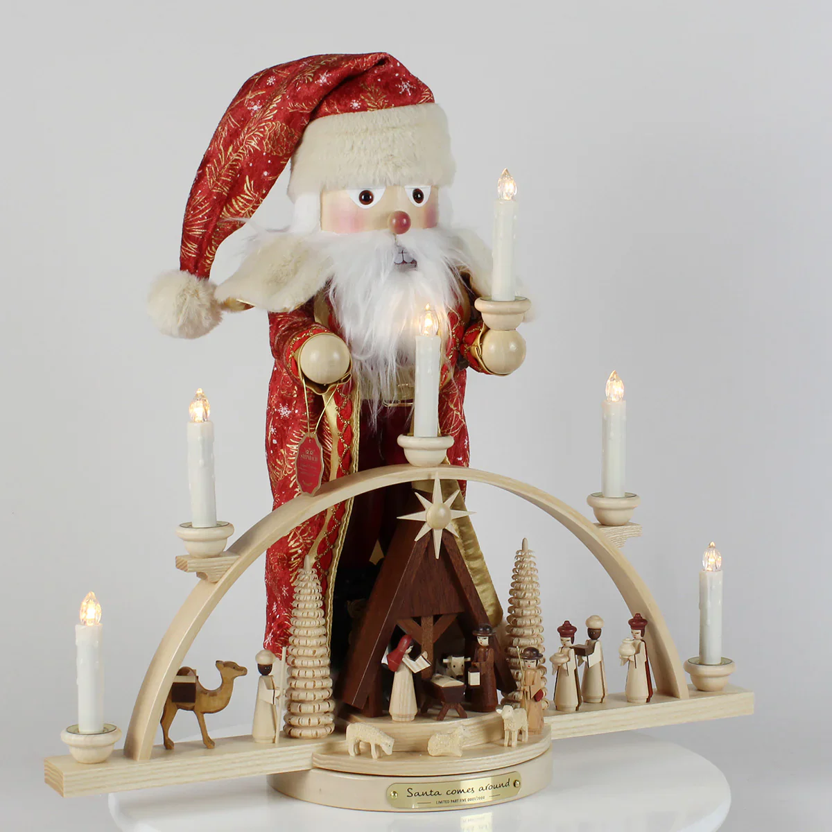 Santa Comes Around – Part 5 A Visit to the Ore Mountains at Mueller Figurine, 18" - Image 7