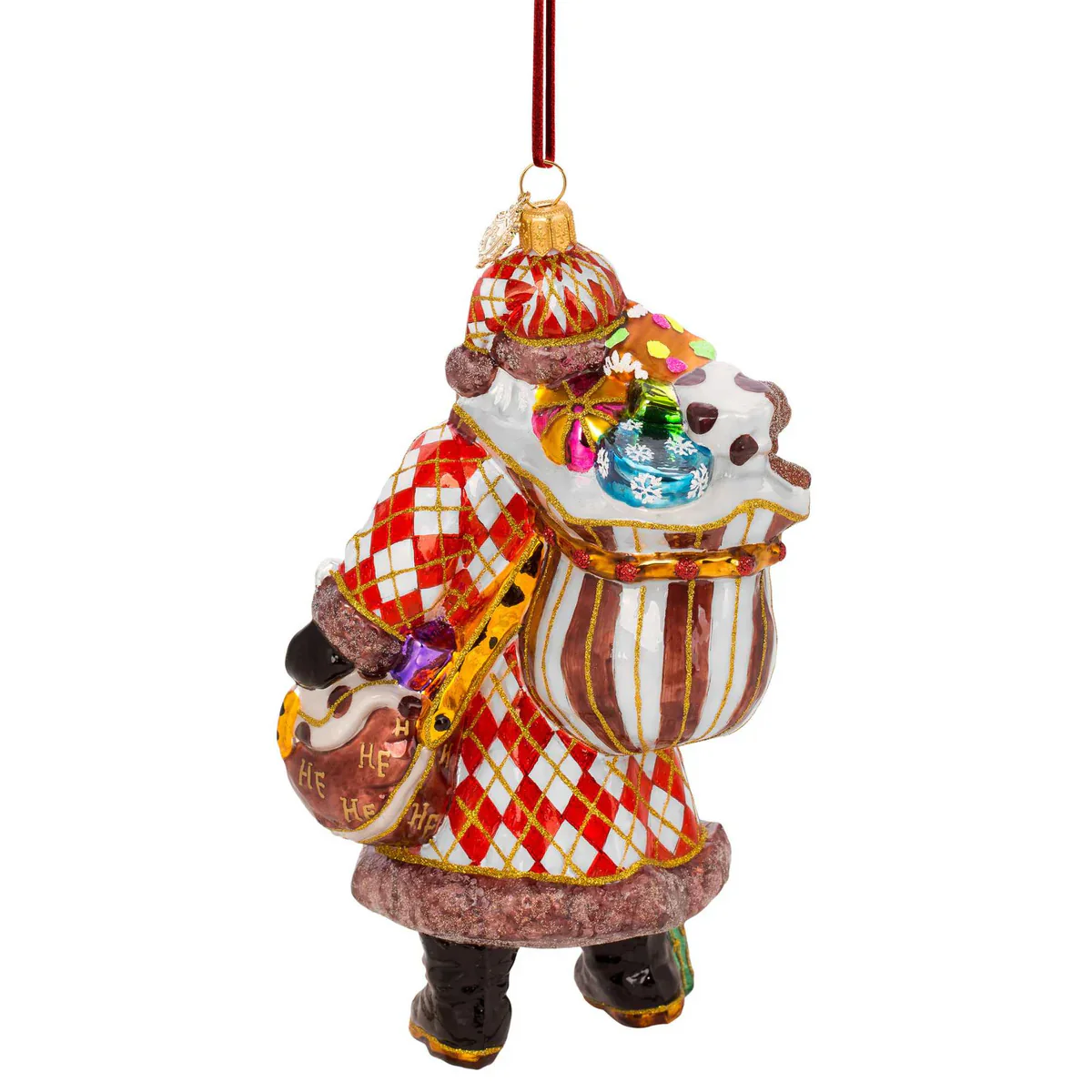 Santa Is Always Welcome Ornament, 6.75" - Image 3