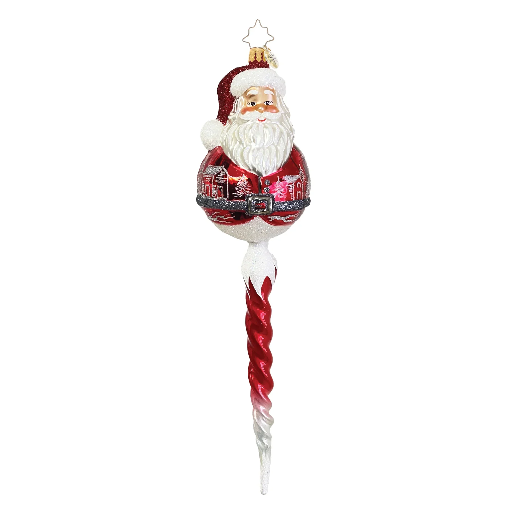 Santa’s Icy Cascade Ornament